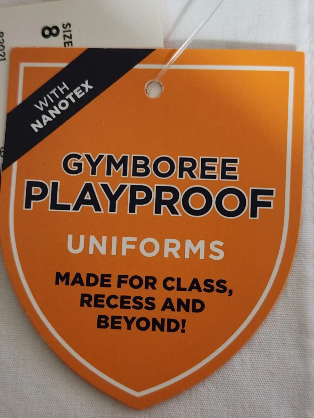 Gymboree Playproof Ruffle Poplin Button-Up Soft Girl Twee Light Academia Shirt 8